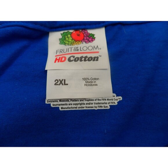 FIFA Shirt USA Womens World Cup France 2019 Team T-Shirt Mens 2XL Blue - Picture 7 of 8